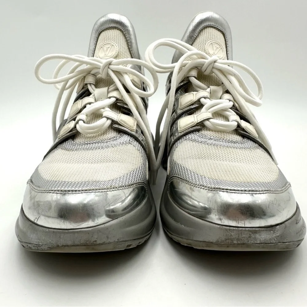 Louis Vuitton Archlight Metallic Sneakers Shoes - Picture 2 of 12